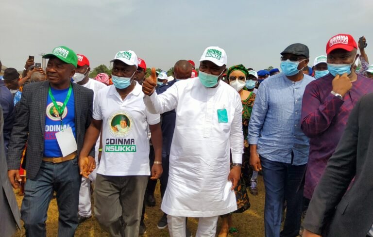 Nsukka Unity Rally: NASS members, Nwodo, Sen. Ayogu Eze, monarchs, others drum support for Ugwuanyi