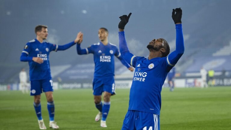 Europa: Iheanacho scores twice as Leicester thrash Braga 4-0