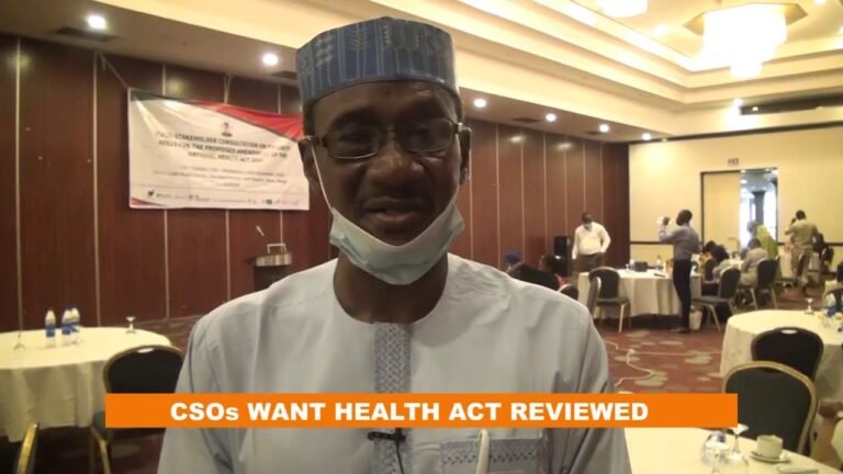 CSO’s on Want Health Act Reviewed