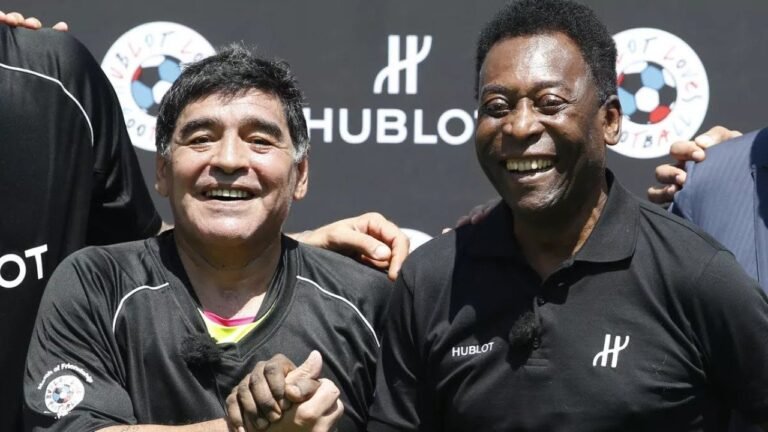 We’ll kick a ball together in the sky above – Pele reacts to death of Maradona