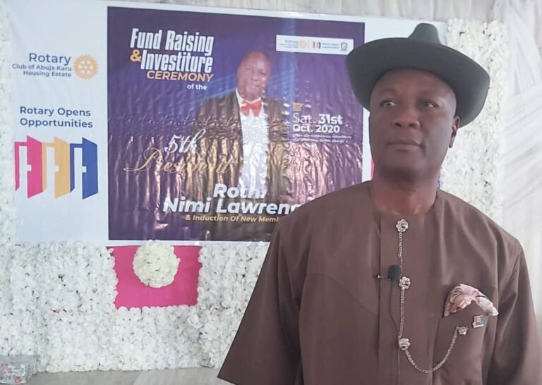 ROTARY CLUB ABUJA INSTALLS NEW PRESIDENT, PROMISES MORE COMMUNITY SERVICE