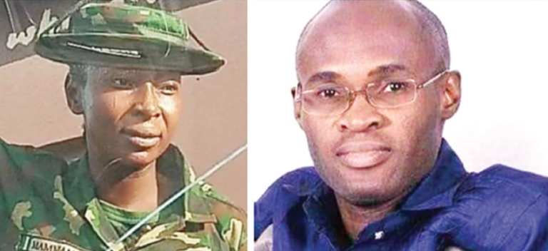 physically challenged man, Adedeji Abolade and soldier