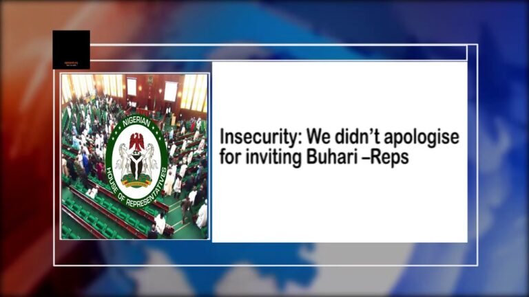 Watch SignatureTV News Highlight- Insecurity: We didn’t apologize for inviting Buhari –Reps