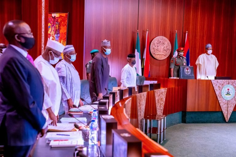 Buhari swears in members of CCB, PSC, presides over FEC