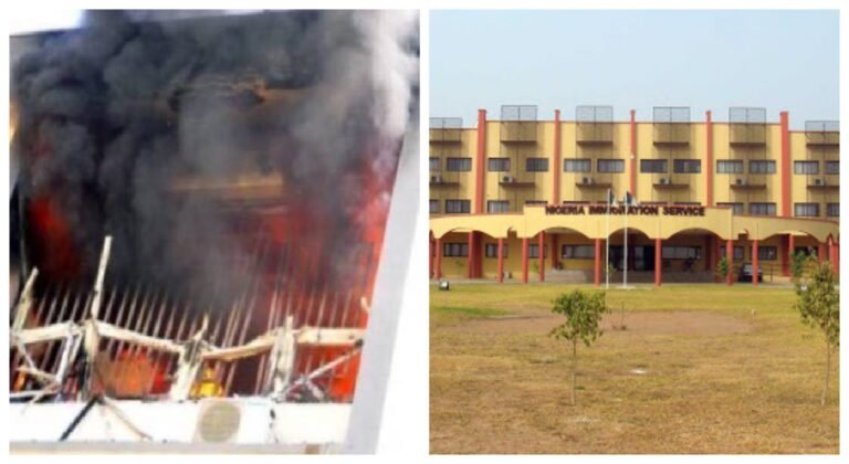 Fire guts Nigeria Immigration Service headquarters in Abuja