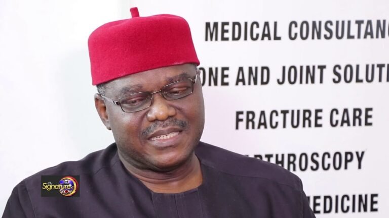 SIGNATURETV INTERVIEW WITH PROF  ONYEBUCHI CHUKWU FORMER MINISTER OF HEALTH