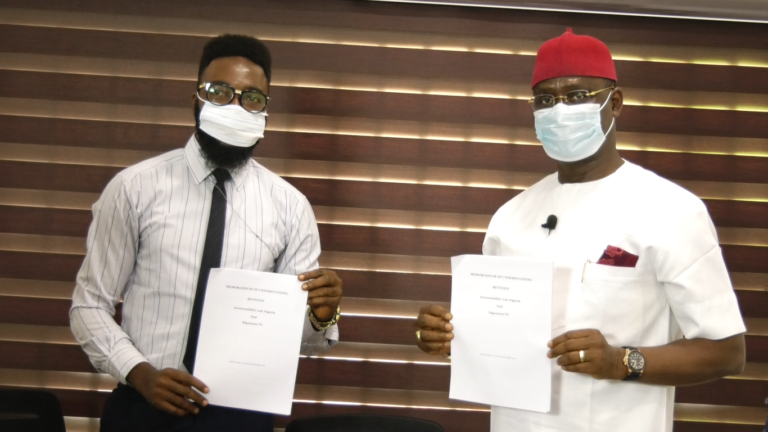 Signature TV, Accountability Lab Sign Partnership Agreement