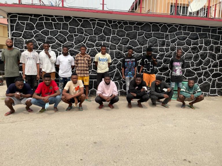 EFCC releases names of 16 suspected internet fraudsters arrested in Lagos