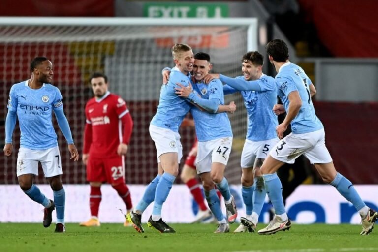 Man City thrash Liverpool 4-1 to break 18-year record