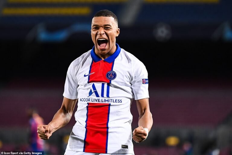 Mbappe hits hat-trick as PSG beat Barcelona 4-1