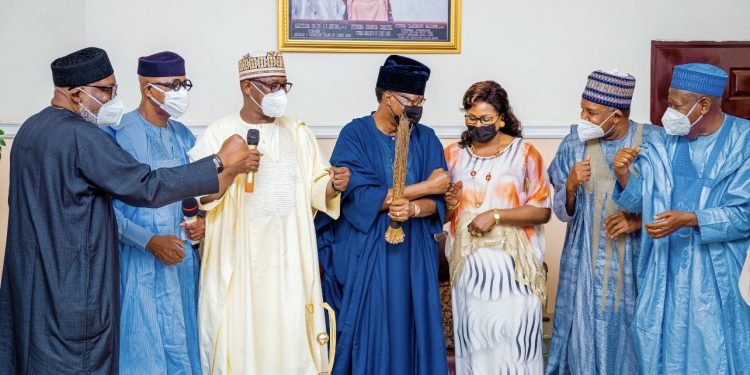 Abiodun, Ganduje, Akeredolu, others receive Daniel into APC