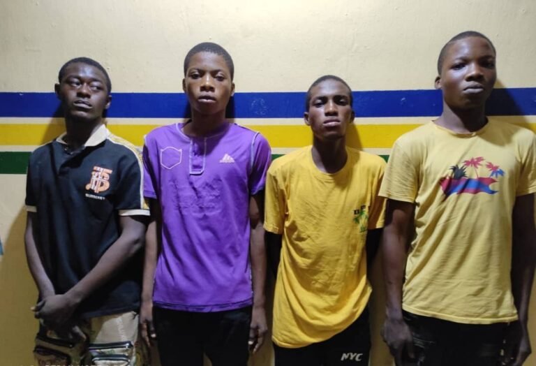 Lagos: 4 teenagers arrested for alleged gang rape