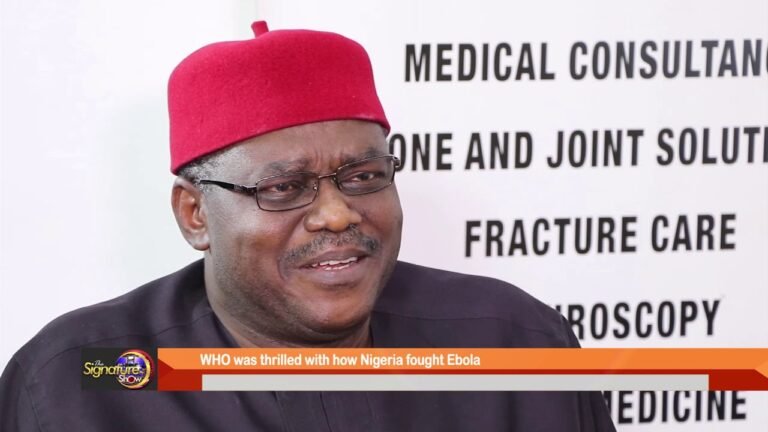 WHO was thrilled with how Nigeria fought Ebola – PROF. ONYEBUCHI CHUKWU