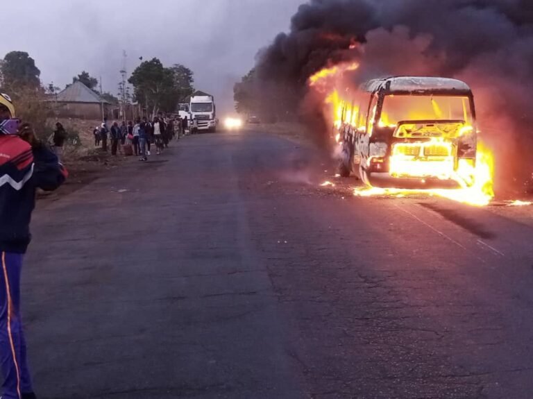 NPFL: Bus carrying Wikki Tourists players bursts into flames