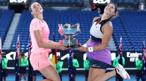 Mertens, Sabalenka win Australian Open women’s doubles title
