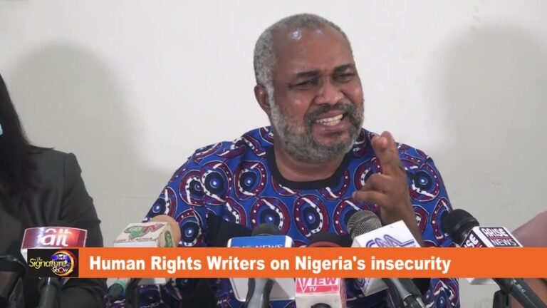 Human Rights Writers on Nigeria’s insecurity