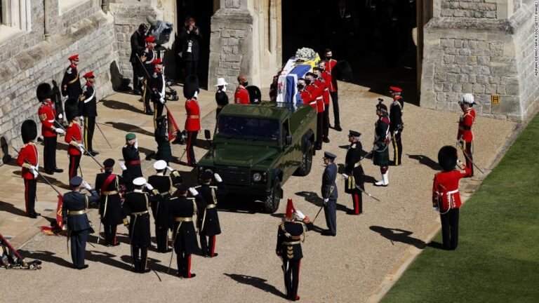 Royal family bids farewell to Prince Philip at intimate funeral