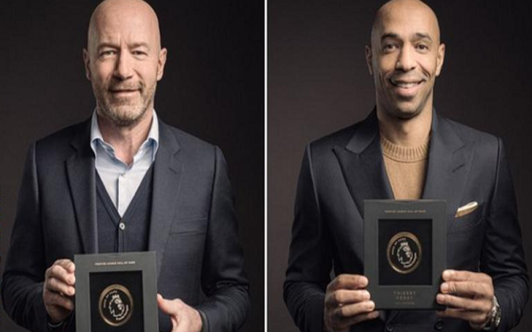 Alan Shearer, Thierry Henry inducted into Premier League Hall of Fame