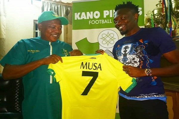 PHOTOS: Kano Pillars unveil Ahmed Musa