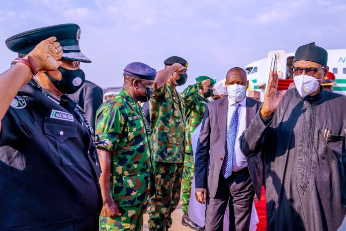 President Buhari Returns Home After Private Trip