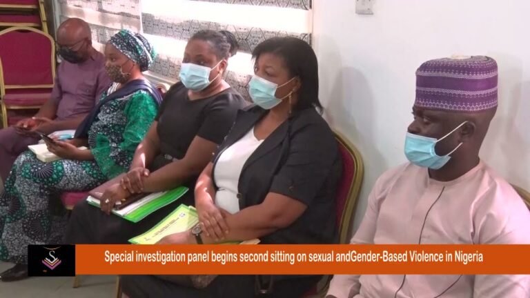 Special investigation panel begins second sitting on sexual and Gender-Based Violence in Nigeria