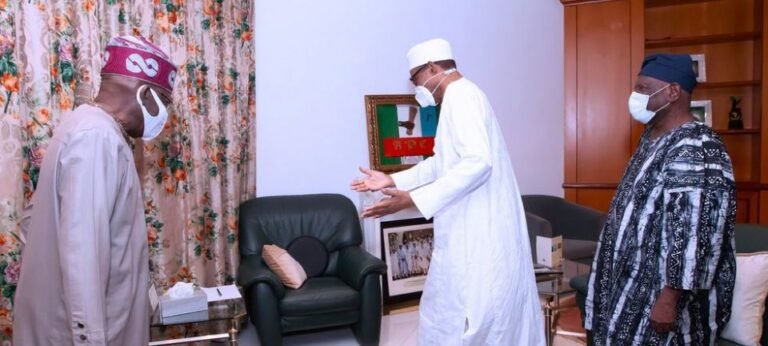 Buhari meets Tinubu, Akande, Zulum
