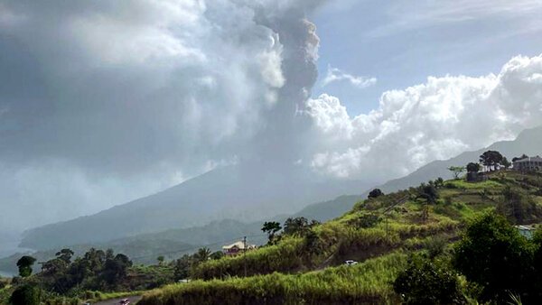 Many Nigerians Trapped As Volcano Hits Caribbean Island
