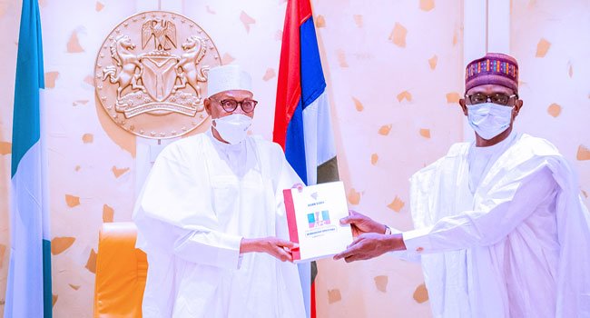 PHOTOS: Buhari Receives Progress Report Of APC Caretaker Committee