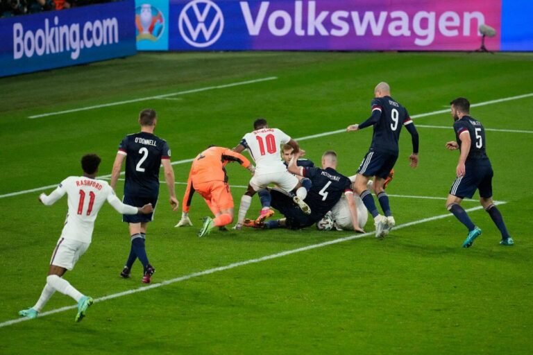 England vs Scotland ends in Euro 2020 draw