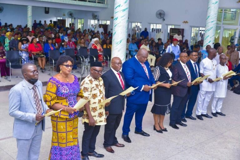 Ikpeazu swears in 10 new Permanent Secretaries in Abia, charges them on equity