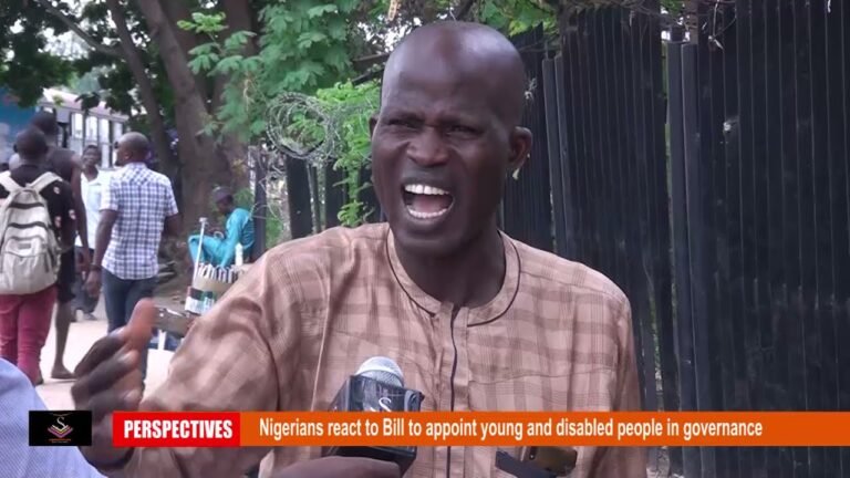 Nigerians react to Bill to appoint young and disabled people in governance