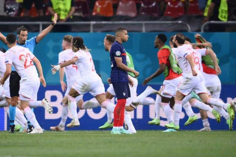 Switzerland beat France to progress to quarter-final in Euro 2020