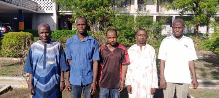 Police arrest five men for sodomising 20-year-old