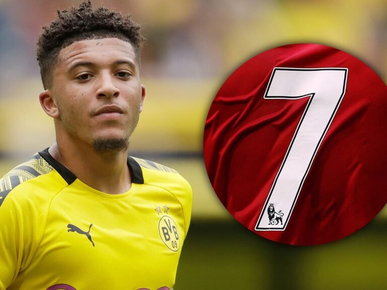 Jadon Sancho to undergo Man Utd medicals, new shirt number revealed