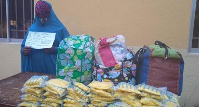 NDLEA Arrests Lady With Multiple Identities For Trafficking 296,000 Tabs Of Illicit Drugs