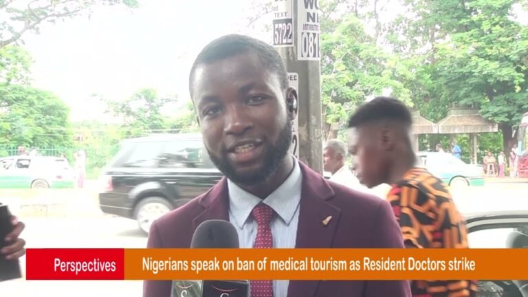 As Resident Doctors strike, Nigerians speak on calls to ban public officials from medical tourism