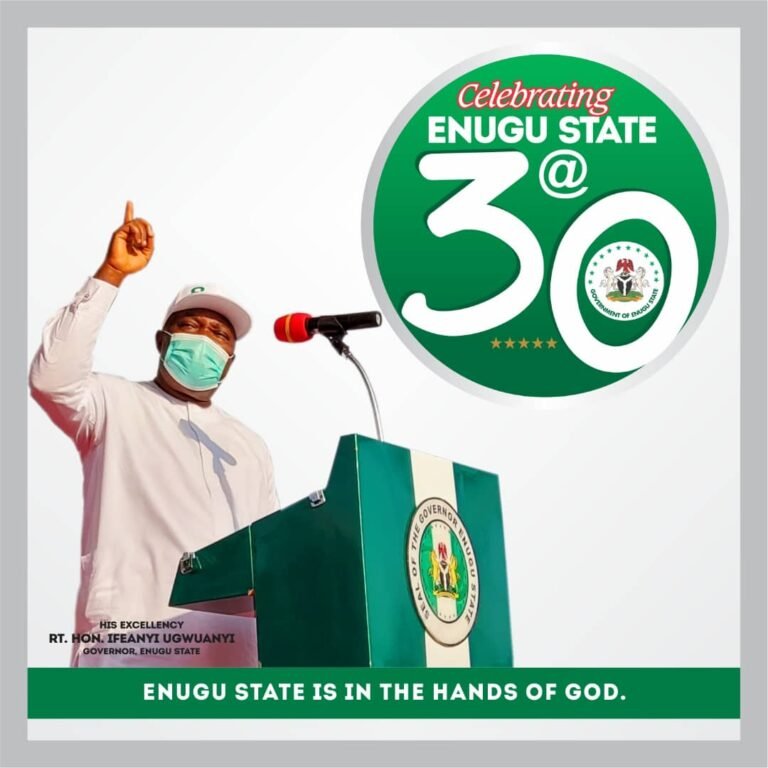 Enugu State @ 30: Situating Ugwuanyi’s Quest for Equity and Justice by Louis Amoke