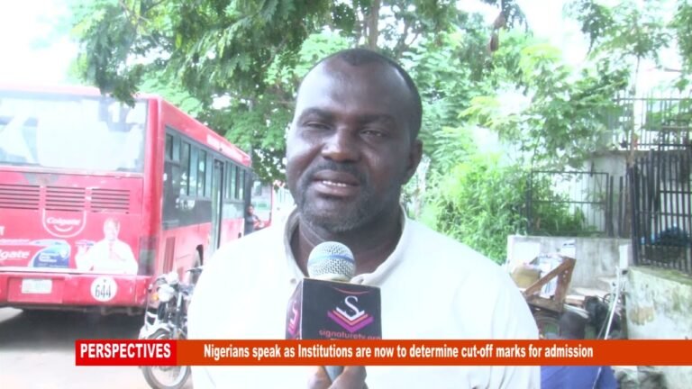 Nigerians speak as Institutions are now to determine cut off marks for admission