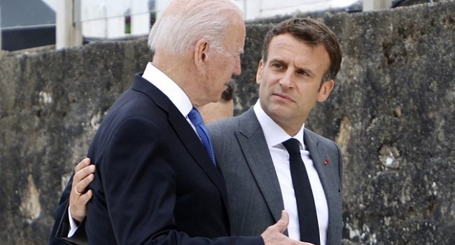 Macron, Biden Have ‘Friendly’ Talk To Defuse Submarine Row