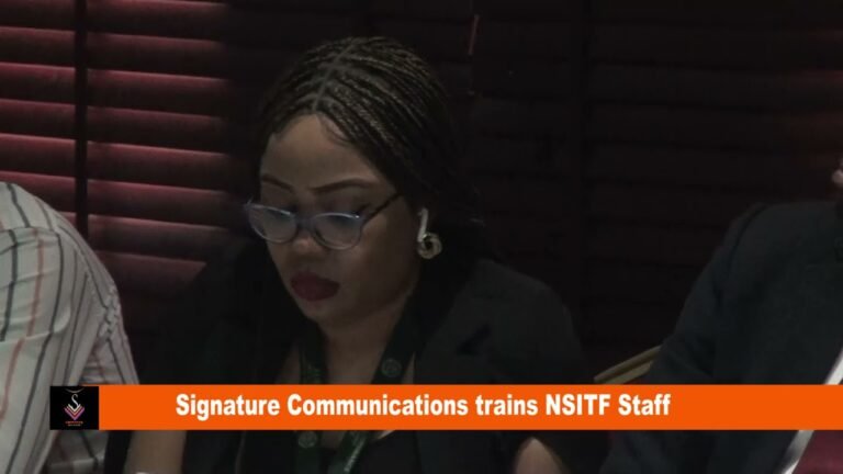 Signature Communications trains NSITF staff