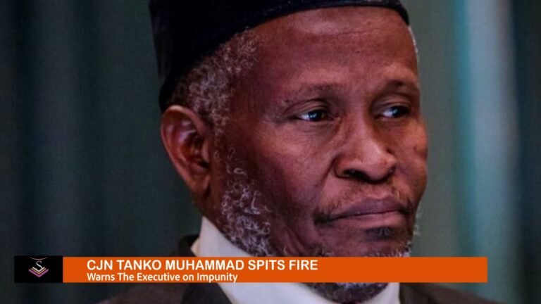 CJN TANKO MUHAMMAD SPITS FIRE – Warns The Executive on Impunity