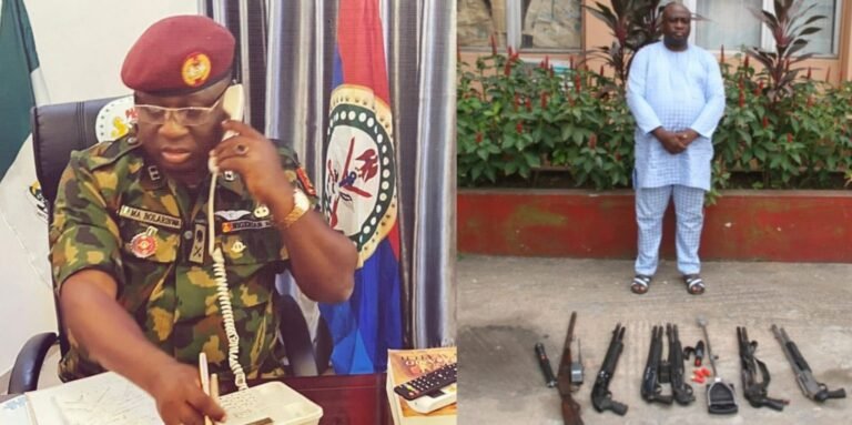 ‘General’ who claimed Buhari shortlisted him as Army Chief arrested with guns