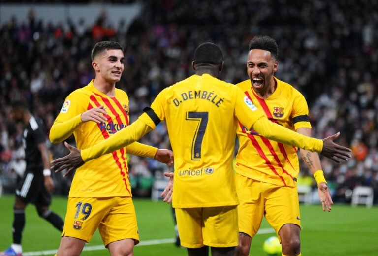 Believe more in yourself, Xavi tells Dembele