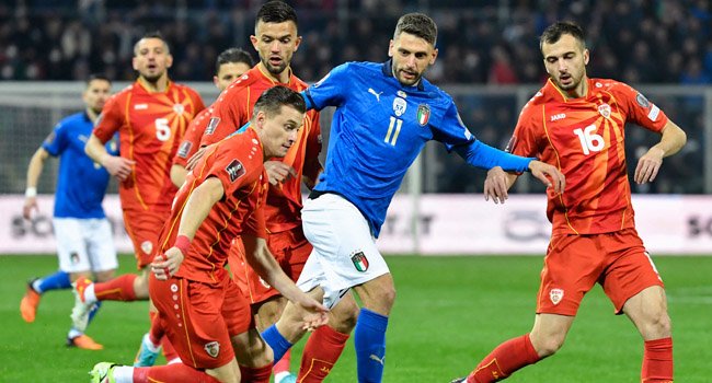Italy Miss Second Straight World Cup After Shock Defeat To North Macedonia