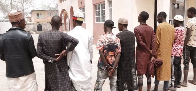 NSCDC Parades Electricity Cable Vandals, Other Criminal Suspects In Zamfara