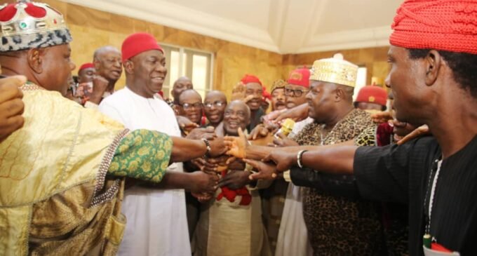 ‘You have our blessings’ — Enugu traditional rulers endorse Ekweremadu’s governorship bid