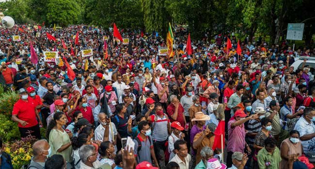 Police Shoot Protester Dead, Injure 24 Others In Sri Lanka