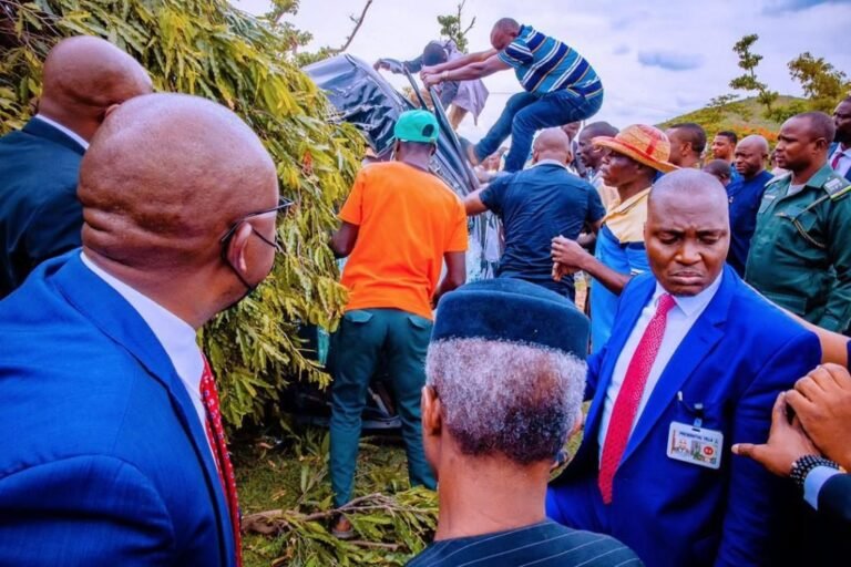 BREAKING: Osinbajo denies being involved in auto crash on airport road