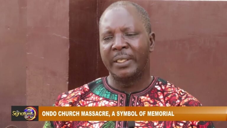 ONDO CHURCH MASSACRE, A SYMBOL OF MEMORIAL