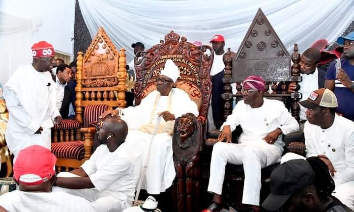 2023: All Yoruba ancestors are with you – Oba of Lagos gives royal blessings to Tinubu